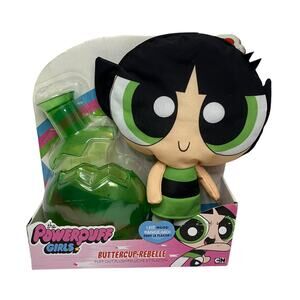 SpinMaster Cartoon Network The Powerpuff Girls Buttercup Rebelle Puff Out Plush